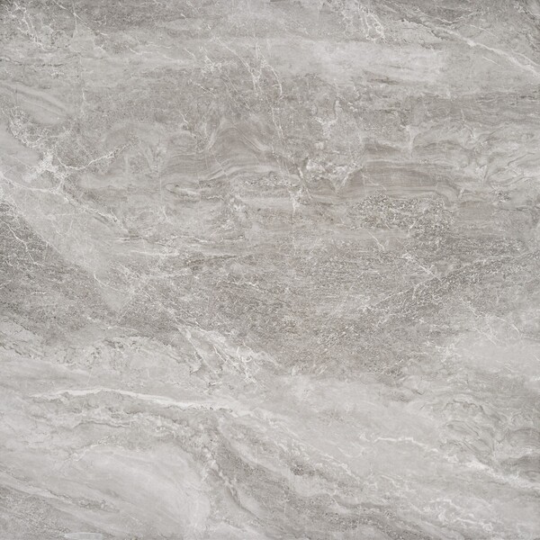 Porcelanato Interno Marmorizado Esmaltado Polido Brilhante Borda Reta Retificado 120x120cm Storm Gray Portobello