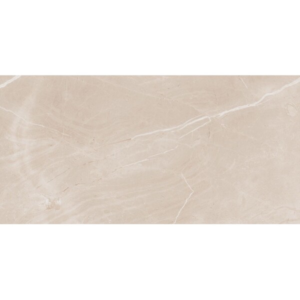 Porcelanato Interno Marmorizado Esmaltado Polido Brilhante Borda Reta Retificado 49x99cm Accord Elizabeth