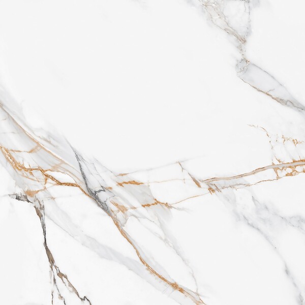 Porcelanato Interno Marmorizado Polido Borda Reta 76x76cm PPO76250R Tecnogres