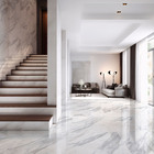 Porcelanato Marmorizado Polido Borda Reta Interno 94x94cm Marmo Argos P94502 Embramaco