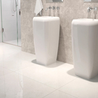 Porcelanato Interno Cimento Acetinado Borda Reta 58,4x117cm Loft White Portinari