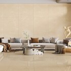 Porcelanato Interno Pedra Polido Retificado 71x71cm Pupis Crema Lef