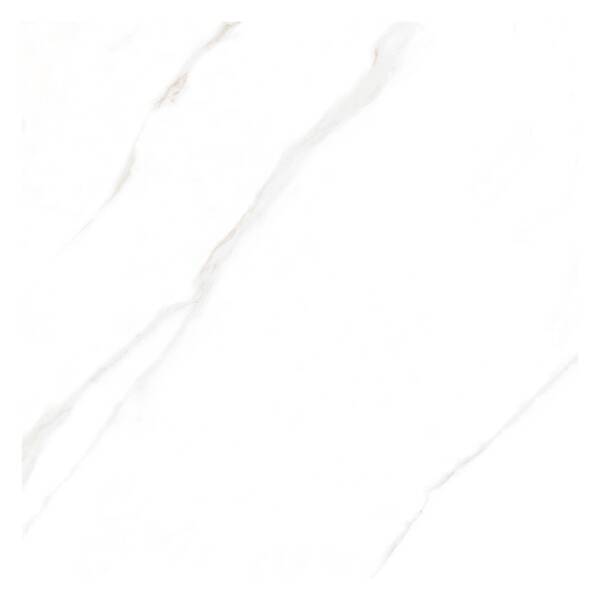 Porcelanato Marmorizado Acetinado Borda Reta Interno 100x100cm Malden Bianco Biancogres