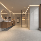 Porcelanato Marmorizado Acetinado Borda Reta Interno 100x100cm Pulpis Grigio Biancogres