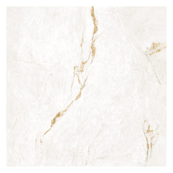 Porcelanato Marmorizado Acetinado Borda Reta Interno 120x120cm Parana Gold Portinari