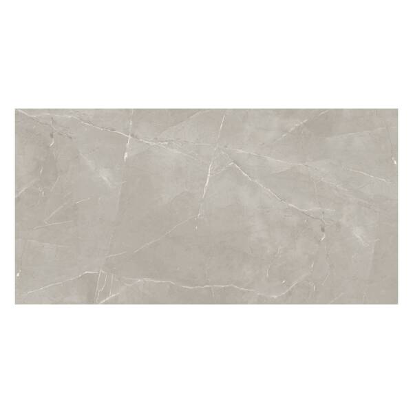 Porcelanato Marmorizado Acetinado Borda Reta Interno 20x122cm 70657 Cinza Embramaco