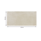 Porcelanato Marmorizado Acetinado Borda Reta Interno 56x113cm Manaa Beige Artens