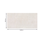 Porcelanato Marmorizado Acetinado Borda Reta Interno 60x120cm Moonlight Off White Portobello