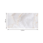 Porcelanato Marmorizado Acetinado 60x120cm Interno Borda Reta Onix Bianco Satin Biancogres