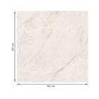 Porcelanato Marmorizado Acetinado Borda Reta Interno 90x90cm Apuano Oro Portobello