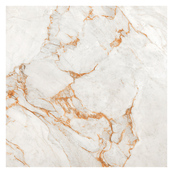 Porcelanato Marmorizado Acetinado Borda Reta Interno 90x90cm Marmo Gold Incesa