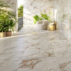 Porcelanato Marmorizado Acetinado Borda Reta Interno 90x90cm Marmo Gold Incesa