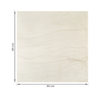 Porcelanato Marmorizado Acetinado Borda Reta Interno 90x90cm Mont Blanc Portobello