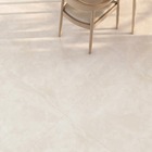 Porcelanato Marmorizado Acetinado Borda Reta Interno 90x90cm Olimpo Bege Incesa