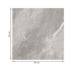Porcelanato Marmorizado Acetinado Borda Reta Interno 90x90cm Storm Gray Portobello