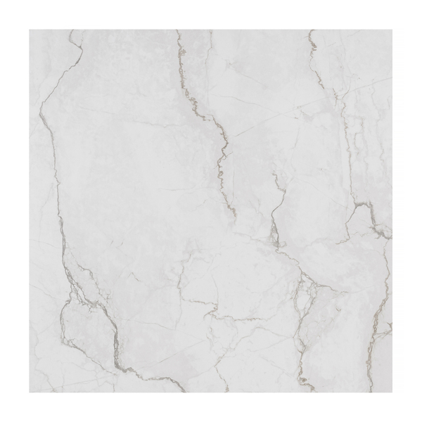 Porcelanato Marmorizado Acetinado Borda Reta Interno 91x91cm Blush Light Gray Artens