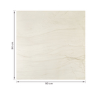 Porcelanato Marmorizado Polido Borda Reta Interno 90x90cm Mont Blanc Portobello