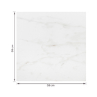 Porcelanato Marmorizado Brilhante 58x58cm Interno Borda Reta Calacata Pamesa