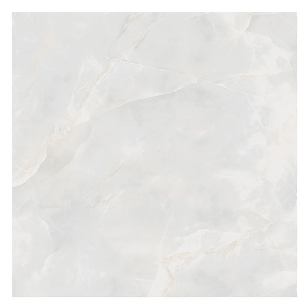 Porcelanato Marmorizado Polido Borda Reta Interno 100x100cm Nuvola Bianco Biancogres