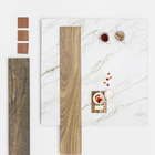 Porcelanato Marmorizado Polido Borda Reta Interno 100x100cm Piquiri Elizabeth