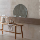 Porcelanato Marmorizado Polido Borda Reta Interno 120x120cm Moonlight Off White Portobello