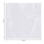 Porcelanato Marmorizado Polido Interno Borda Reta 121x121cm P71011 Embramaco