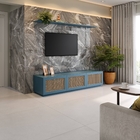 Porcelanato Marmorizado Polido Borda Reta Interno 49x99cm Aroma Urbano Elizabeth