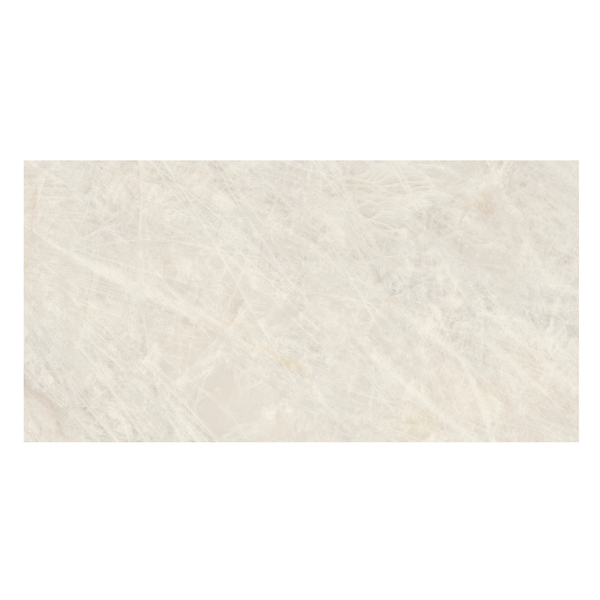 Porcelanato Marmorizado Polido Borda Reta Interno 60x120cm Cristallo Bianco Portobello