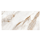 Porcelanato Marmorizado Polido Borda Reta Interno 60x120cm Mar Perla Velvet Biancogres