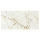 Porcelanato Marmorizado Polido 60x120cm Interno Borda Reta Marmo Gold Incesa