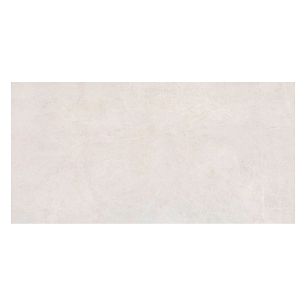 Porcelanato Marmorizado Polido Borda Reta Interno 60x120cm Moonlight Off White Portobello