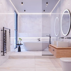 Porcelanato Marmorizado Polido Borda Reta Interno 60x120cm Onix Bianco Biancogres