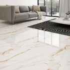 Porcelanato Marmorizado Polido Borda Reta Interno 71x71cm Max Calacata Oro Lux P72252 Artens