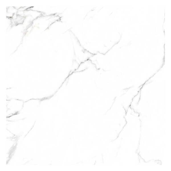 Porcelanato Marmorizado Polido Borda Reta Interno 76x76cm PPO76290R Tecnogres