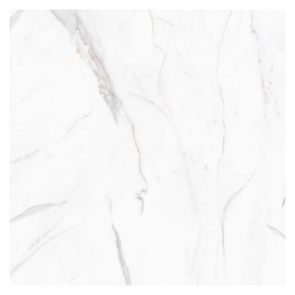 Porcelanato Marmorizado Polido Borda Reta Interno 82x82cm Calacata Gold P82008 Artens