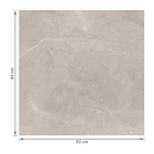 Porcelanato Marmorizado Polido Interno Borda Reta 82x82cm P70433 Embramaco