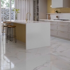 Porcelanato Marmorizado Polido Borda Reta Interno 84x84cm Place Branco Eliane