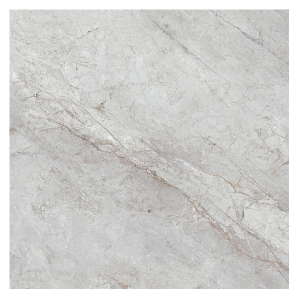 Porcelanato Marmorizado Polido Borda Reta Interno 84x84cm Sirius Gray Elizabeth
