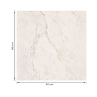 Porcelanato Marmorizado Polido Borda Reta Interno 90x90cm Apuano Oro Portobello