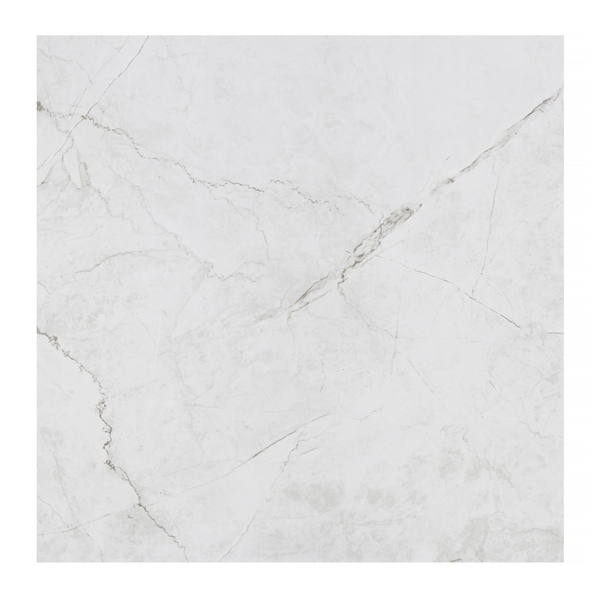 Porcelanato Marmorizado Polido Borda Reta Interno 90x90cm Blush Light Gray Artens