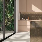 Porcelanato Marmorizado Polido Borda Reta Interno 90x90cm Castellon Cinza Portinari