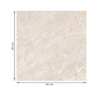 Porcelanato Marmorizado Polido Borda Reta Interno 90X90cm Illuminato Beige Biancogres