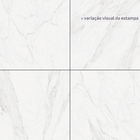 Porcelanato Marmorizado Polido Borda Reta Interno 90x90cm Marmo Calacata Incesa