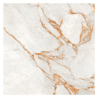 Porcelanato Marmorizado Polido Borda Reta Interno 90x90cm Marmo Gold Incesa