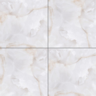 Porcelanato Marmorizado Polido 90x90cm Interno Borda Reta Onix Bianco Biancogres
