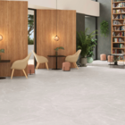 Porcelanato Marmorizado Polido Borda Reta Interno 94x94cm P94717 Cinza Embramaco