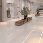 Porcelanato Monocolor Bege Polido Borda Reta Interno 60x60cm Superbianco Elizabeth