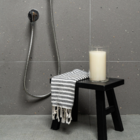 Porcelanato Granito Natural Borda Reta Interno 90x90cm Silex Cinza Eliane