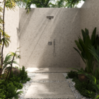 Porcelanato Pedra Acetinado Borda Reta Interno 100x100cm Dorcia Terrazo Beige Biancogres