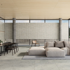 Porcelanato Pedra Acetinado Borda Reta Interno 120x120cm Verona Cinza Portinari